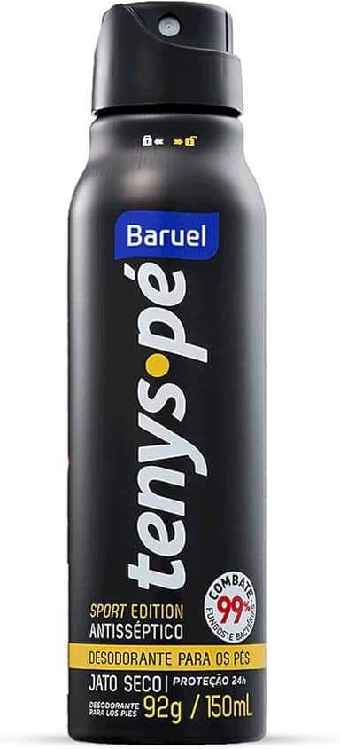 Tenys Pé Baruel Sport Edition Jato Seco 92g - Desodorante para os pés