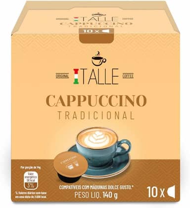 Cápsula De Cappuccino Dolce Gusto Café Italle 10 Und