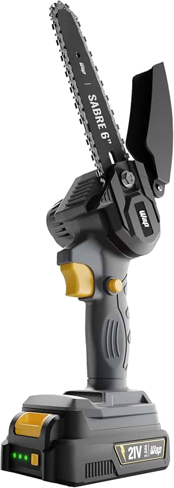 WAP Motoserra Sabre à Bateria 6" K21 S01, com Autonomia de 20 Minutos e Corte Máximo de 10cm, 3600rpm 21V Bivolt