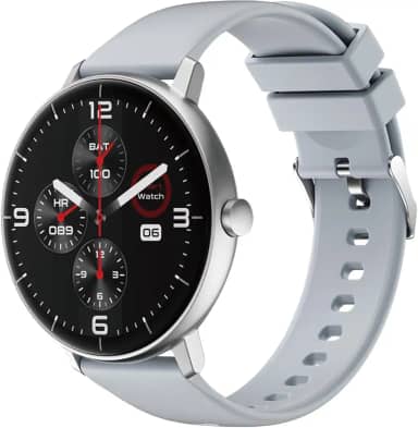 Relógio Inteligente Tela HD Touch, IP67 à Prova d‘Água, Bateria de 7-10 Dias, Monitoramento Esportivo, Chamadas Bluetooth, Notificações, Smartwatch (Prateado)