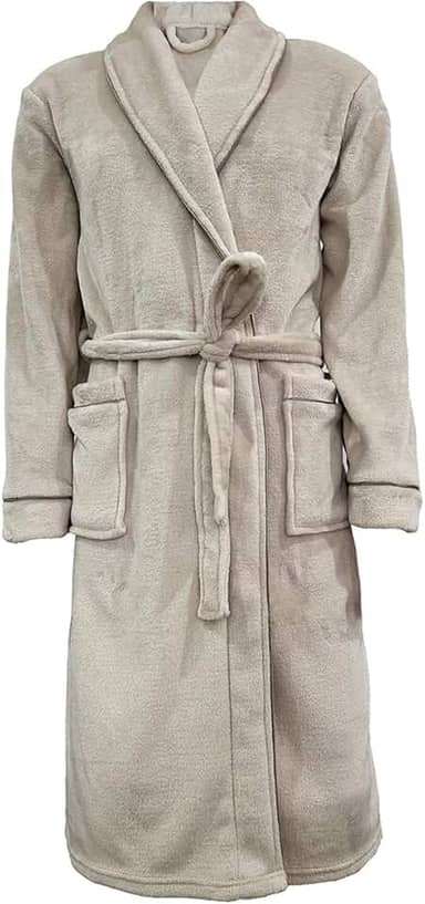 Roupão Neo Velour Flannel Aveludado 220g/m2 Médio Camesa - Bege