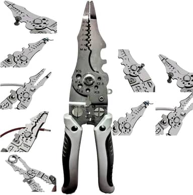 Alicate Multifuncional Eletricista Decapador Fios Crimpador