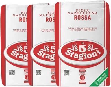 Farinha De Trigo Italiana 00 Le 5 Stagioni Napoletana 3kg