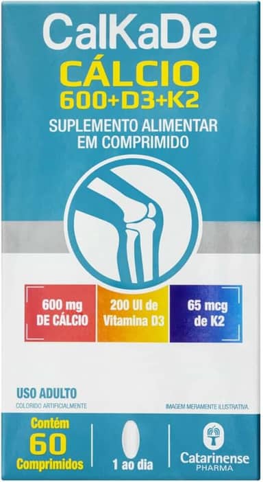 Calkade Cálcio Catarinense 60 Comprimidos
