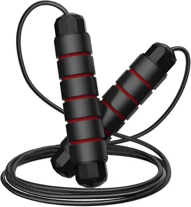 Corda De Pular Speed Ajustável De 3 Metros Com Rolamento e Cabo De Aço RevestidoRope Profissional Fitness Premium