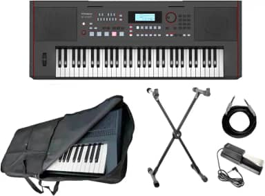 Teclado Roland Arranjador E-x50 61 Teclas C/Capa E Kit