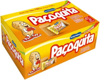 Paçoquita Rolha Embalada Display 150g - Santa Helena