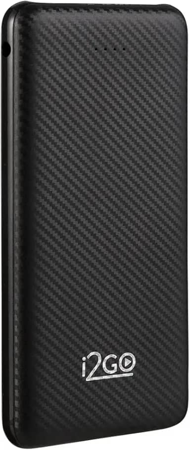 I2GO, Carregador Portátil (Power Bank) 10000mAh, 2 Saídas USB + 1 Saída/Entrada USB-C, Preto, i2GO Plus