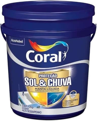 PROTEÇÃO SOL & CHUVA MANTA LÍQUIDA BRANCO 18KG - CORAL