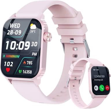 Smartwatch de 120 modos esportivos com tela sensível ao toque HD de 1,8 polegadas, monitor de sono, controle de música para Android/iPhone