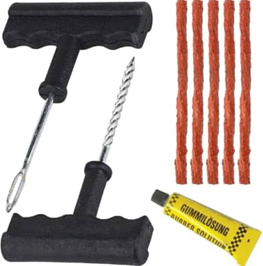 Kit Reparo Borracheiro Para Pneus Sem Câmara Carro/Moto Profissional
