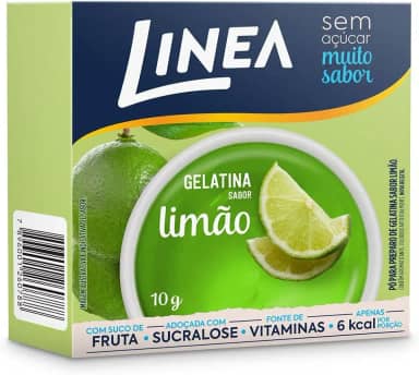Linea Gelatina em Pó Sabor Limão 10g