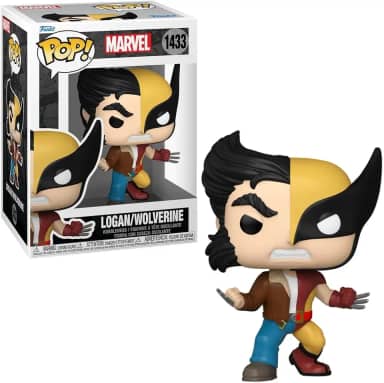 Boneco Funko Pop! Marvel Split - Logan/Wolverine