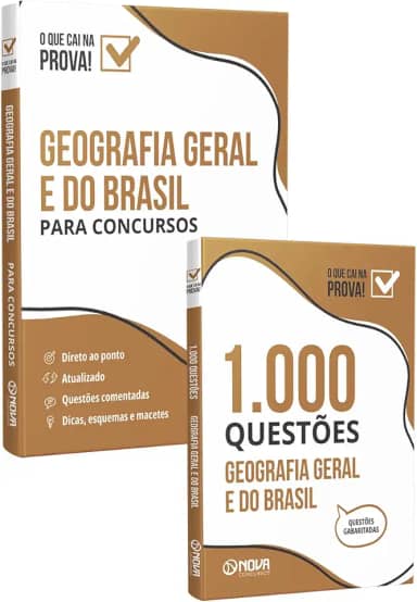 Combo Geografia Geral e do Brasil