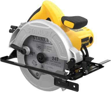 STANLEY Serra Circular de Bancada, Ferramenta Ideal para Cortes Precisos em Madeira, Serra Elétrica com Potência de 1600W, Modelo SC16, 220V