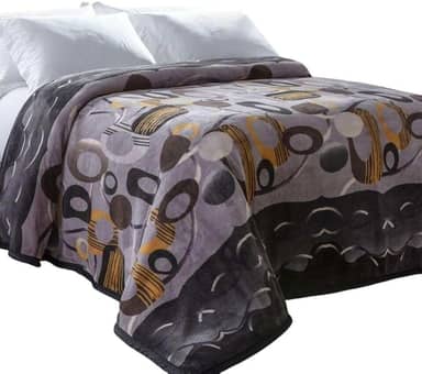 Cobertor Casal Pelo Alto Trasimeno Cinza Com Debrum Jolitex