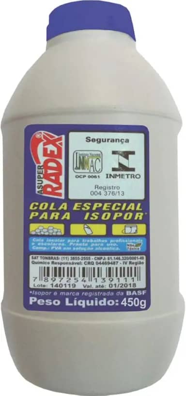 Cola Para Isopor Asuper Isopor 450G - 48668