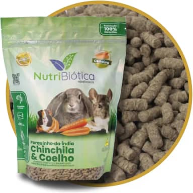 Ração Coelho 1,8kg Porquinho Da Índia E Chinchila