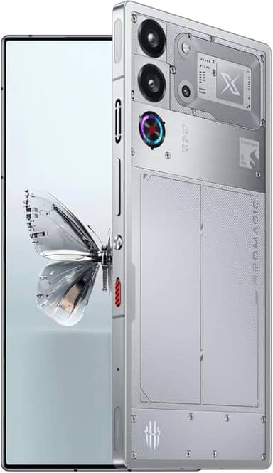 REDMAGIC 10 Pro 144Hz Gaming Phone, Smartphone Android 5G, 16GB RAM+512GB ROM, Snapdragon 8 Elite, 6.85" 1.5K AMOLED Tela Cheia, FHD+, Câmera 50MP, Dual-Sim, Snowfall