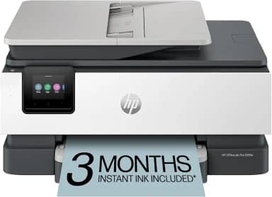 HP OfficeJet Pro 8135e Impressora a jato de tinta colorida sem fio, impressão, digitalização, cópia, fax, ADF, impressão duplex, melhor para escritório doméstico, 3 meses de tinta incluídos (40Q35A)