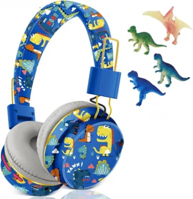 Fones De Ouvido Infantil Bluetooth Dinossauro Sem Fio Meninos