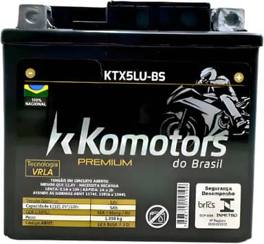 Bateria Titan Fan 125 150 Ybr Factor 125 5ah