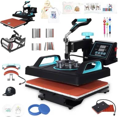 Prensa Sublimaça Plana 10 Em 1 29x38 Prensa Termica 120V