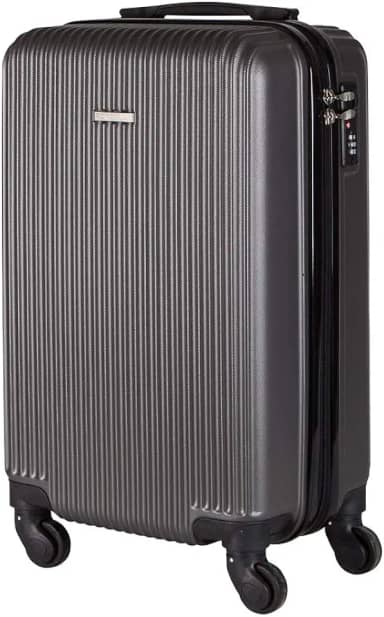 Mala de Bordo em ABS Com 4 Rodas 360 - Roncalli Tokio (Grafite)