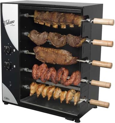 Assador a Gas Rot Vulcano 05 GLP Bivolt