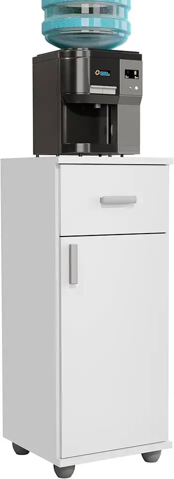 Gabinete para Galão de Água com Porta, Branco