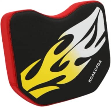 Deevoka Assento de caiaque com almofada, cadeira de pesca, cadeira confortável e respirável, assento de caiaque para pesca ao ar livre, caixa de remo, Fogo