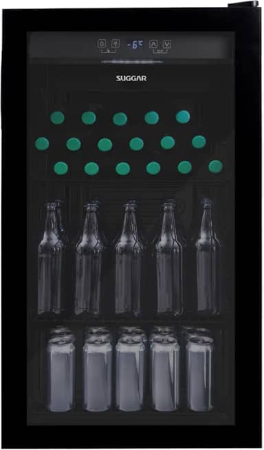 Cervejeira Suggar 98L 220v Preto Porta de Vidro
