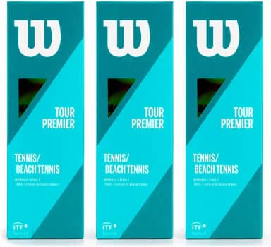 Bola De Beach Tennis Wilson Tour Premier com 3 Tubos