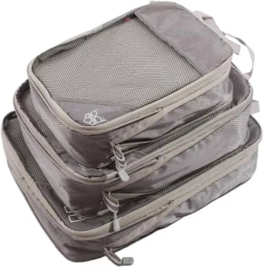 Kit3 Cubos De Embalagem De Compressão Sacos De Armazenamento (Cinza)