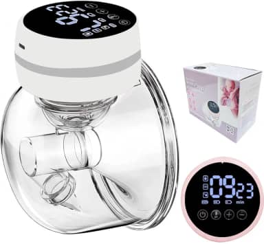 Bomba De Tirar Leite Elétrica Portátil Recarregável Libera Mãos É Anti-vazamento E Tem 3 Modos 12 Níveis De Sucção Bomba Extratora de Leite (branc)