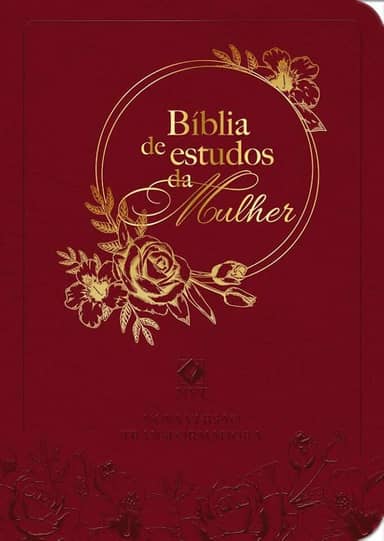 Bíblia de estudos da mulher - Vermelho: Com estudos e reflexões de gênesis a apocalipse