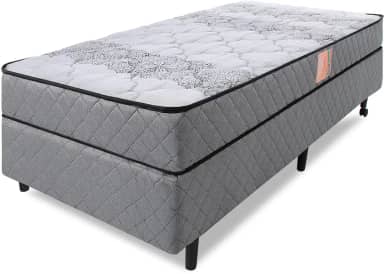 Cama Box Colchão Solteirão Firme Espuma D33 Antialérgico Certificado 97x203x51cm - BF Colchões
