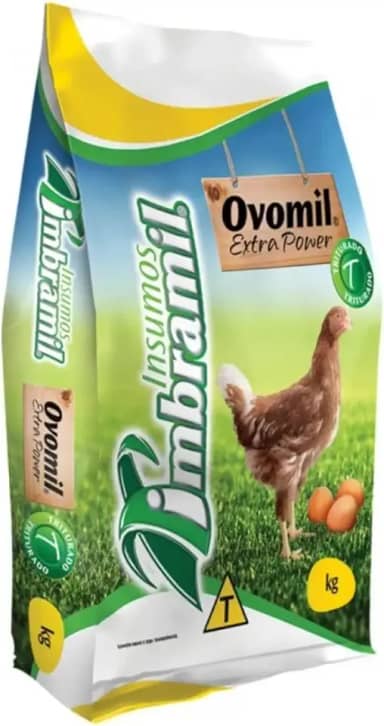 RAÇÃO OVOMIL EXTRA POWER TRITURADO PARA AVES GALINHAS POSTURA POEDEIRAS 5KG