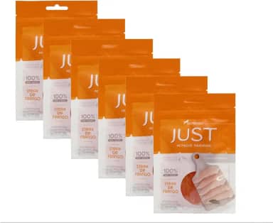 JUST Petiscos Saudáveis Pack de 6 Unidades Sabor Steak de Frango 450g
