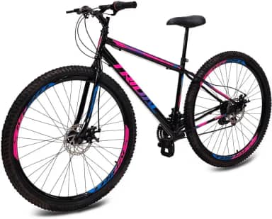 Bicicleta Aro 29 MTB Aço 21 Marchas Freio a Disco Tridal Bike