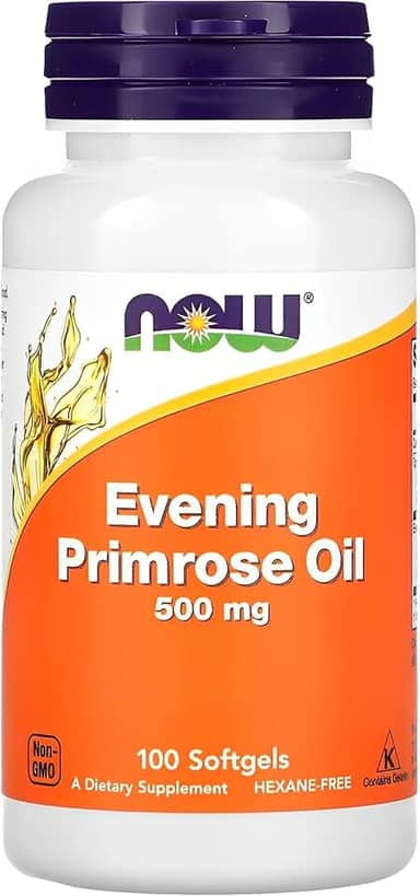 NOW Foods Óleo de Prímula 500mg 100 Soft Importado