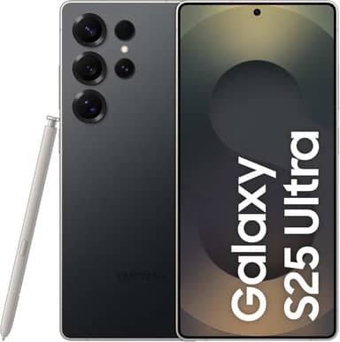 Celular Samsung Galaxy S25 Ultra 5G, 256GB, 12GB RAM, Câmera Quádrupla de 200+50+10+50, Tela Grande de 6.9", Titânio Preto