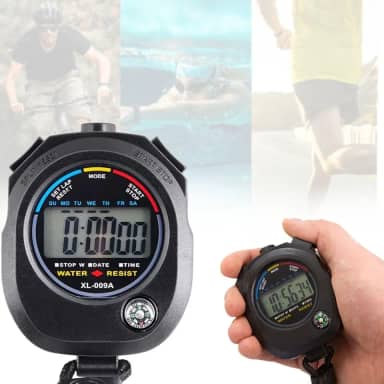 Cronômetro De Mão Digital Profissional Relógio Progressivo