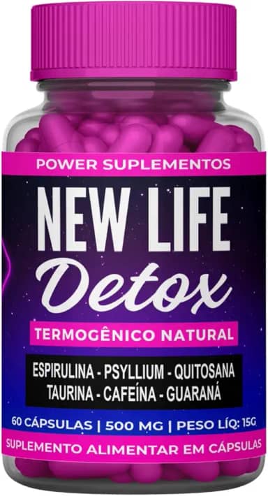 New Life Detox 60 Cápsulas
