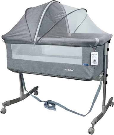 Berço Moisés Co-bed Cinza Com Mosquiteiro KaBaby