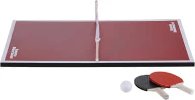 Sports Illustrated - Mesa multijogos 4 em 1 de 89 cm – Conjunto combo de pebolim, air hockey, tênis de mesa e bilhar com acessórios para crianças, adolescentes e noites de jogos em família