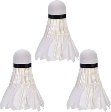 Pilipane Petecas de ganso 3 peças bolas de badminton esportivas de treinamento profissional para pássaros estabilidade de alta velocidade ao ar livre e interno