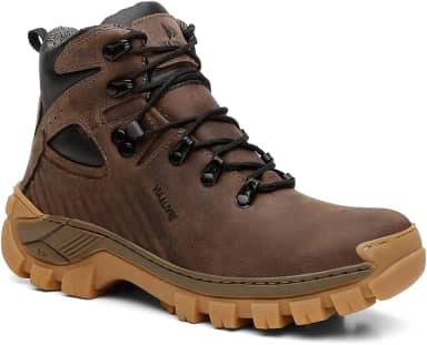Bota Masculina Coturno em Couro Reforçado California VL006