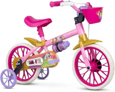 Nathor Bicicleta Infantil Aro 12 Princesas Disney