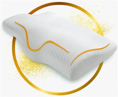Travesseiro Nasa Ortopédico Anatômico Ajuda Aliviar Dores no Pescoço e Cervical Combate Insônia e o Ronco